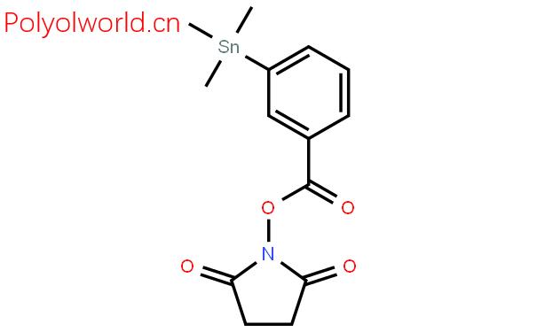 N-琥珀酰亚胺基3-(三甲基锡烷基)甲酸酯结构式图片|122856-01-3结构式图片