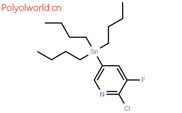 3-氯-2-氟-5-(三丁基锡烷基)吡啶结构式图片|405556-97-0结构式图片